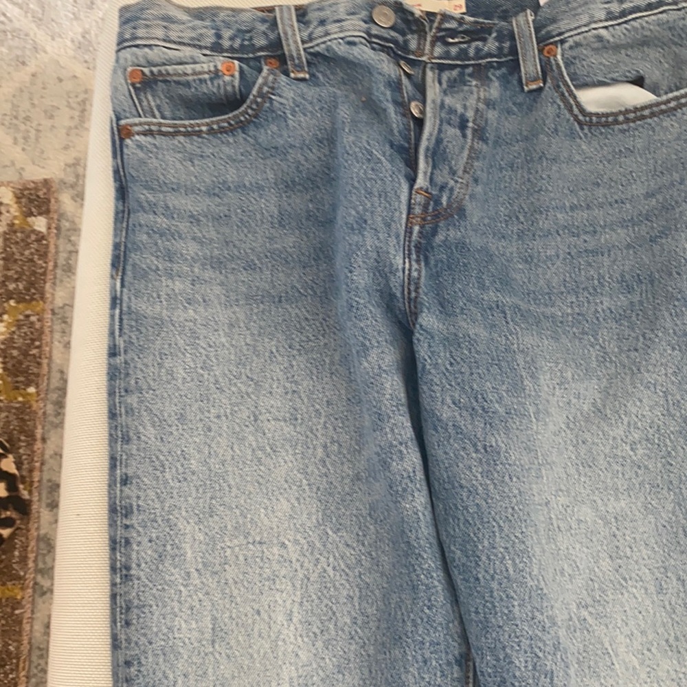 Levi’s wedge denim jeans